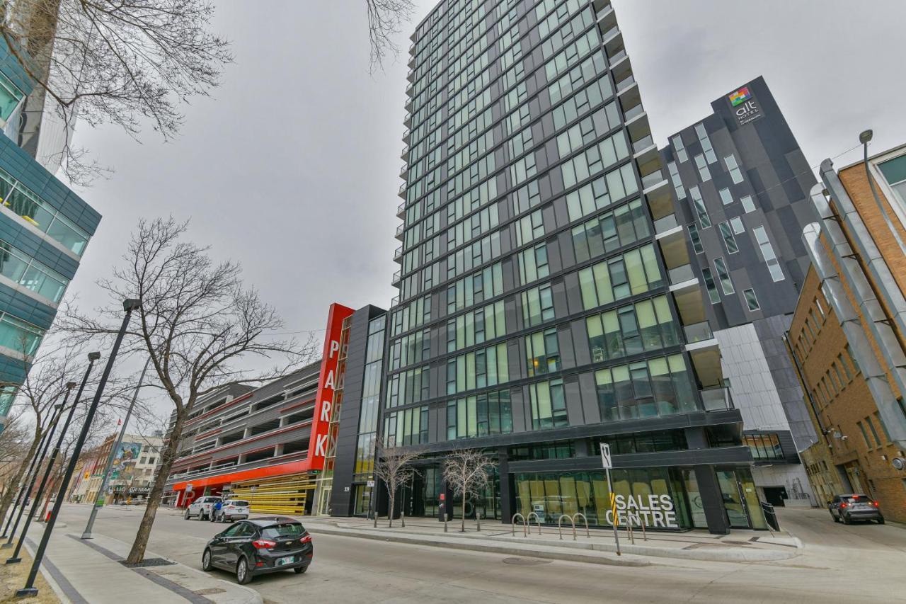 Luxury Skyline Condo In Downtown Free 24/7 Parking Виннипег Экстерьер фото